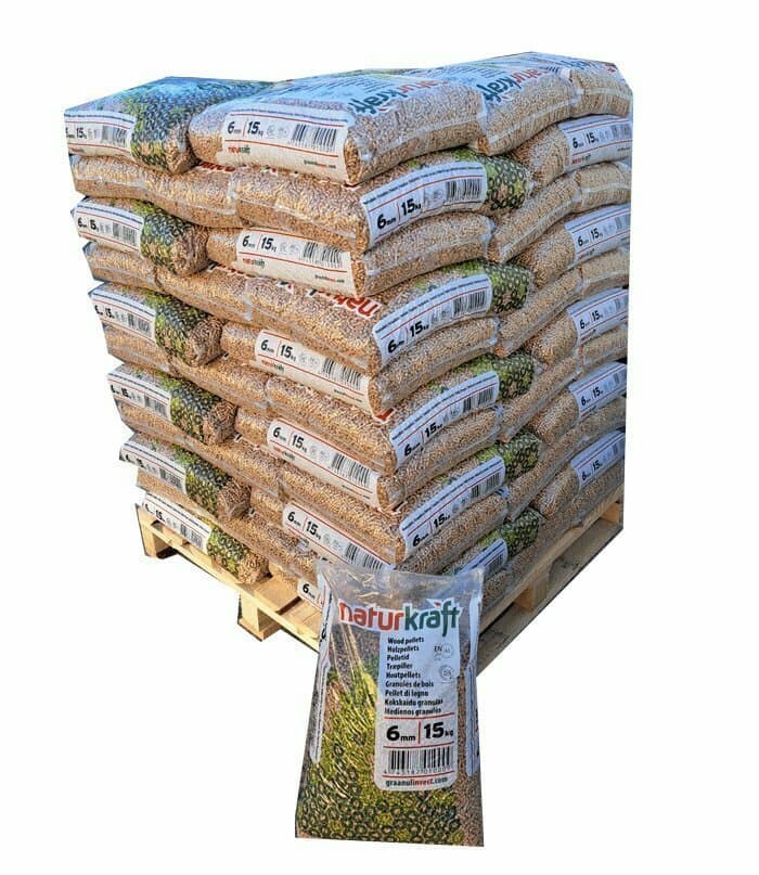 Granulés de bois Holz Westerwalder — Palette 66 sacs de 15 kg