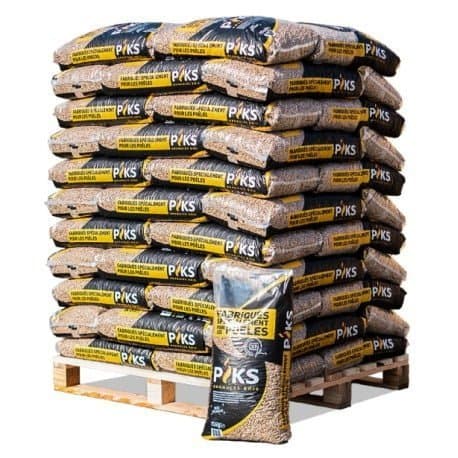 Granulés PIKS — Palette de 66 sacs (990kg) certifié Din Plus